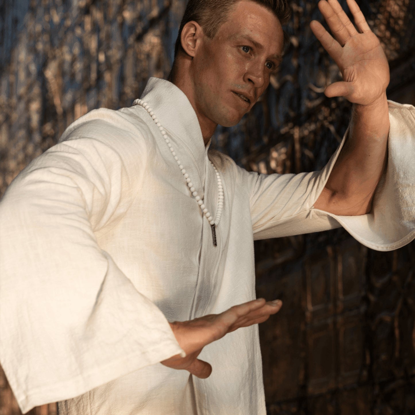 Linen shirt monk