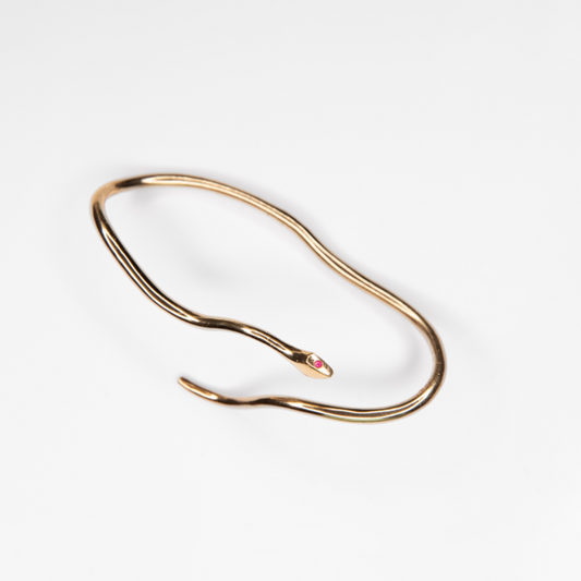 CUFF BRACELET SNAKE IN BRASS