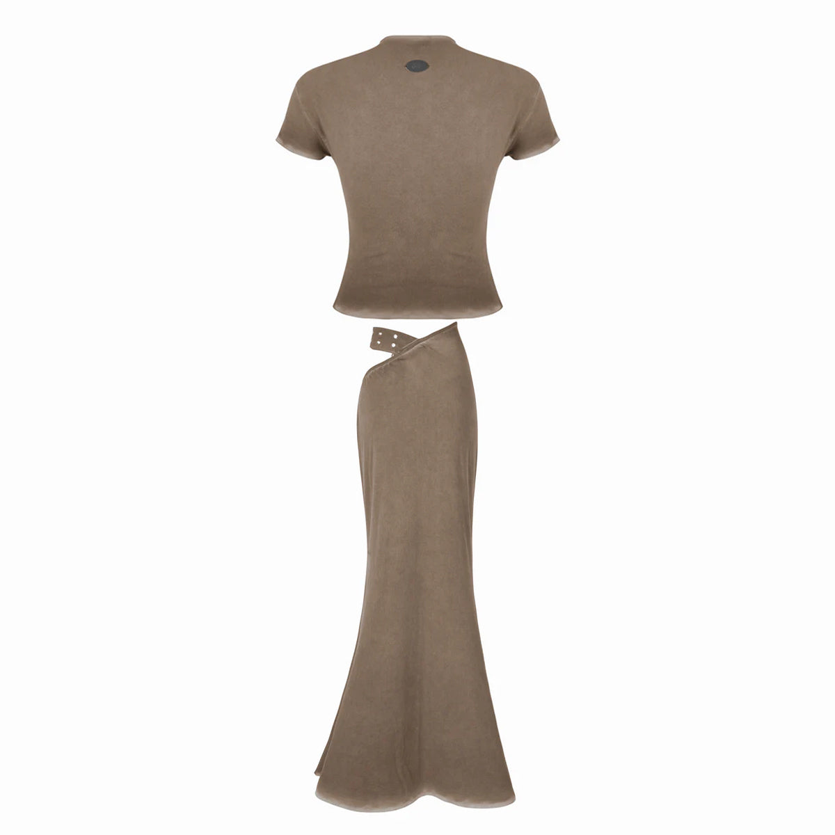 Valkrie Set Tee Skirt Brown