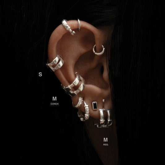 TINI DOUBLE S EARRING