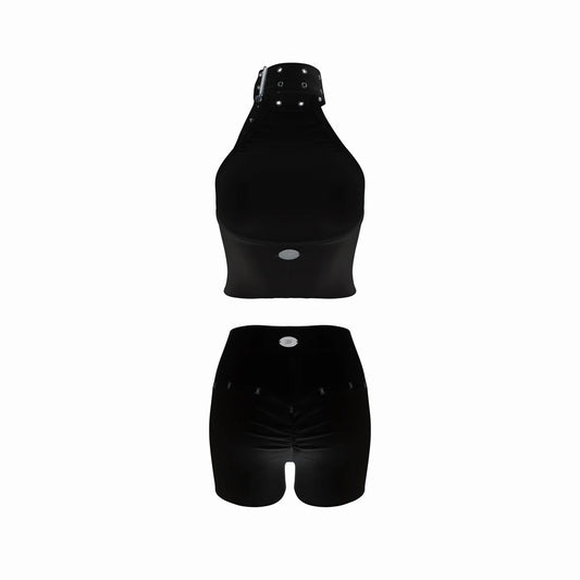 Valkrie Set Top Short Black