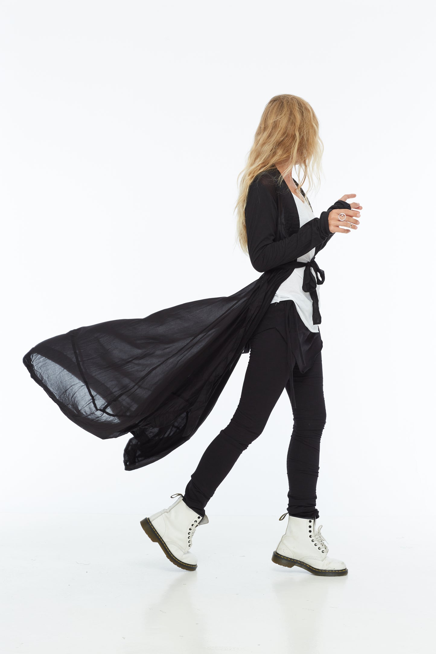 Black cardigan
