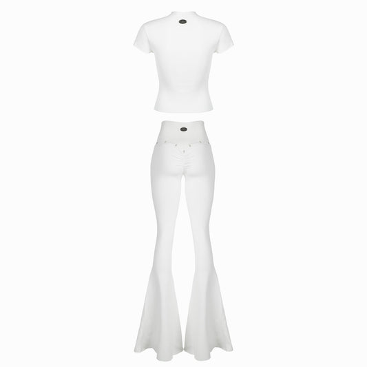Valkrie Set Tee Pants Hook White