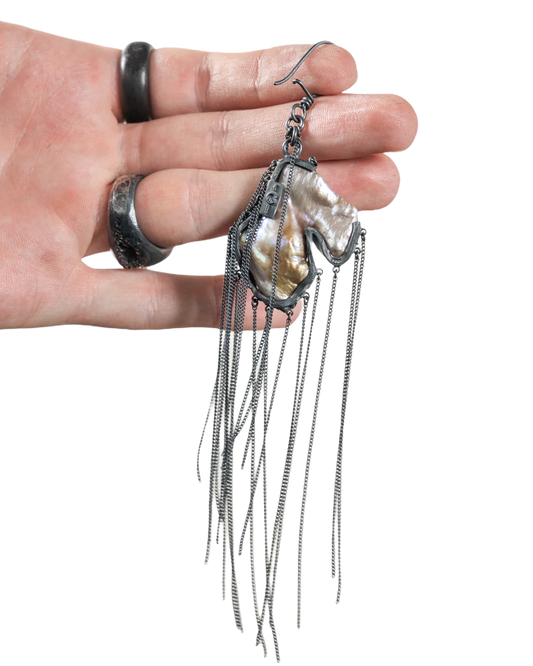 Wells pearl earrings