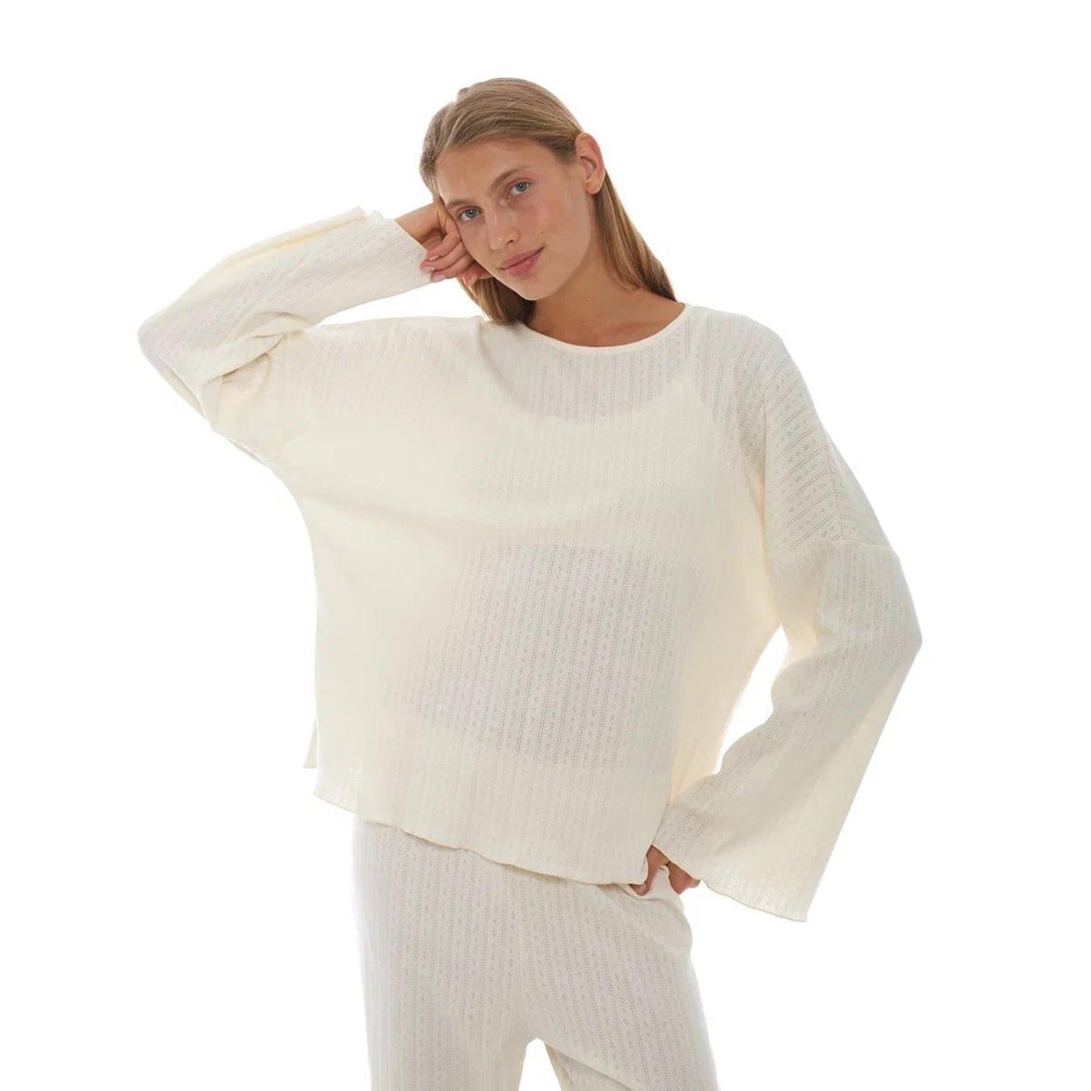 PLOMBIR LONGSLEEVE/PANTS IN CREAM