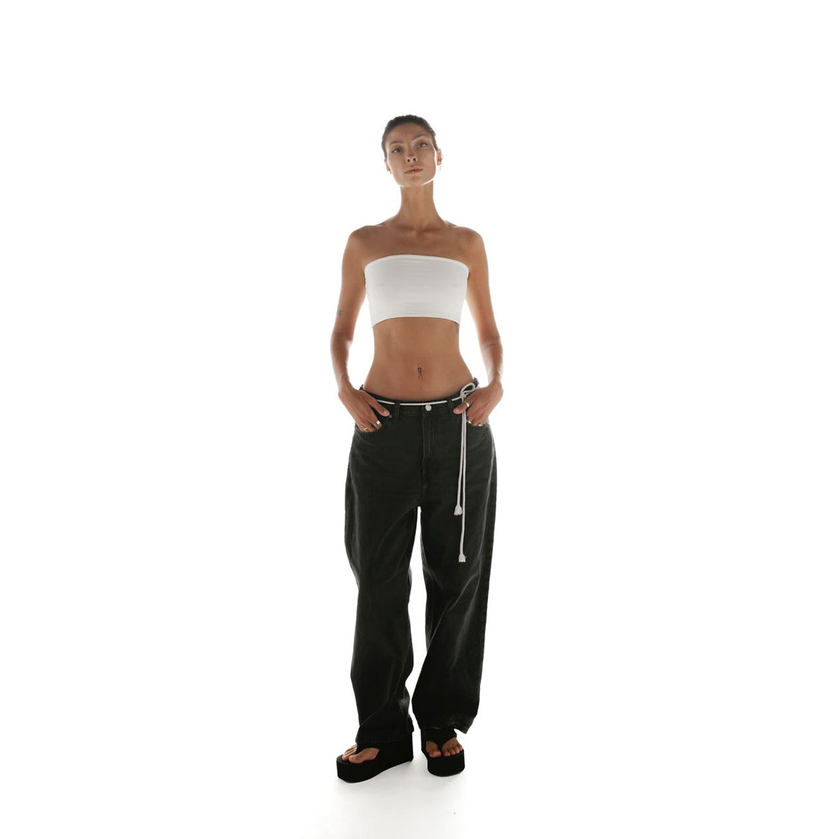 Lemur Bandeau Top Off White