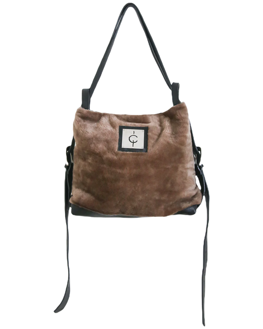 Wolfin back-pack bag beige