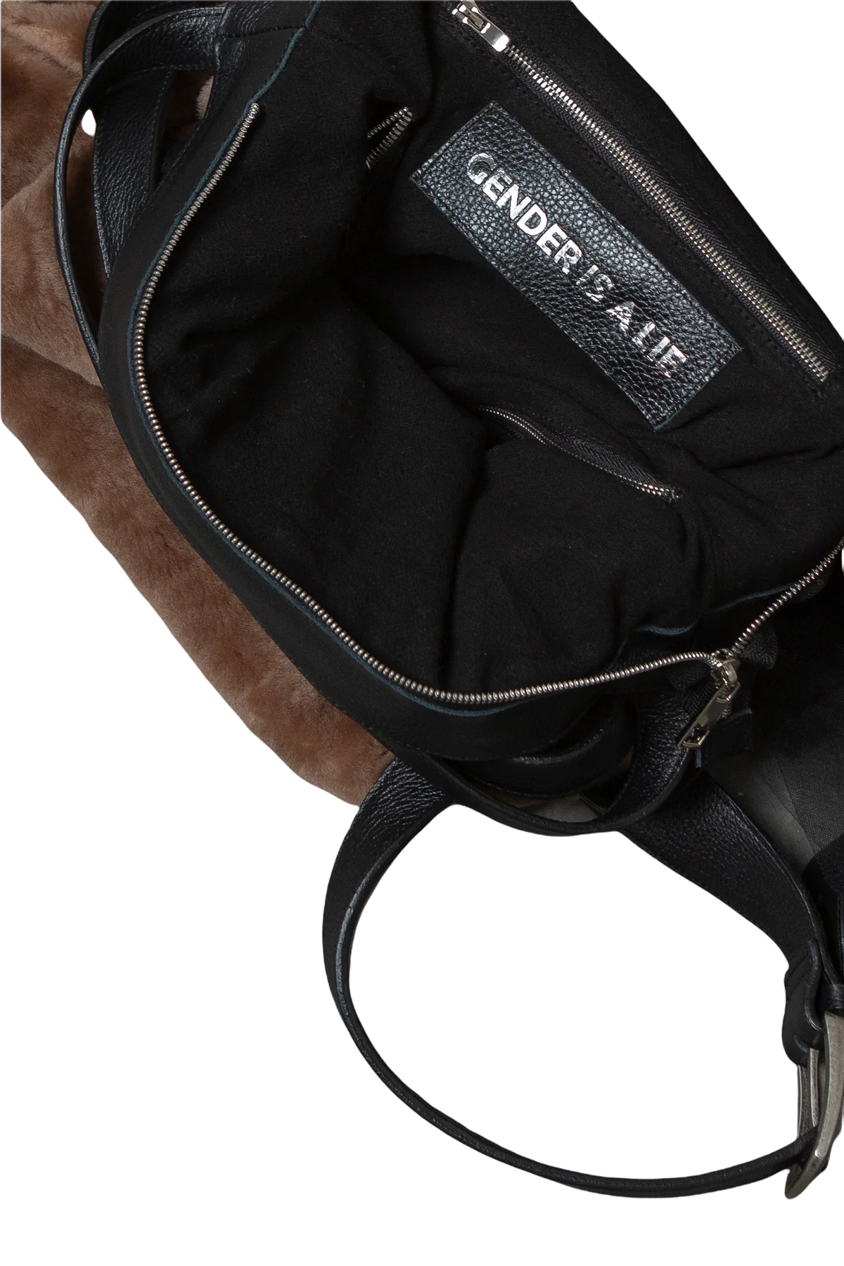Wolfin back-pack bag beige