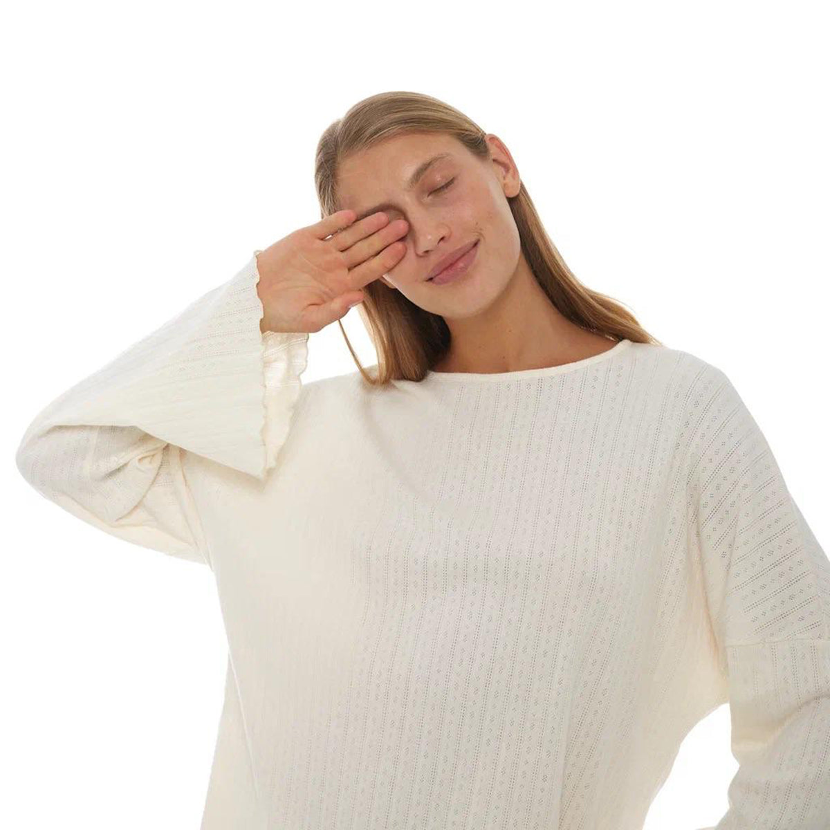 PLOMBIR LONGSLEEVE/SHORT IN CREAM