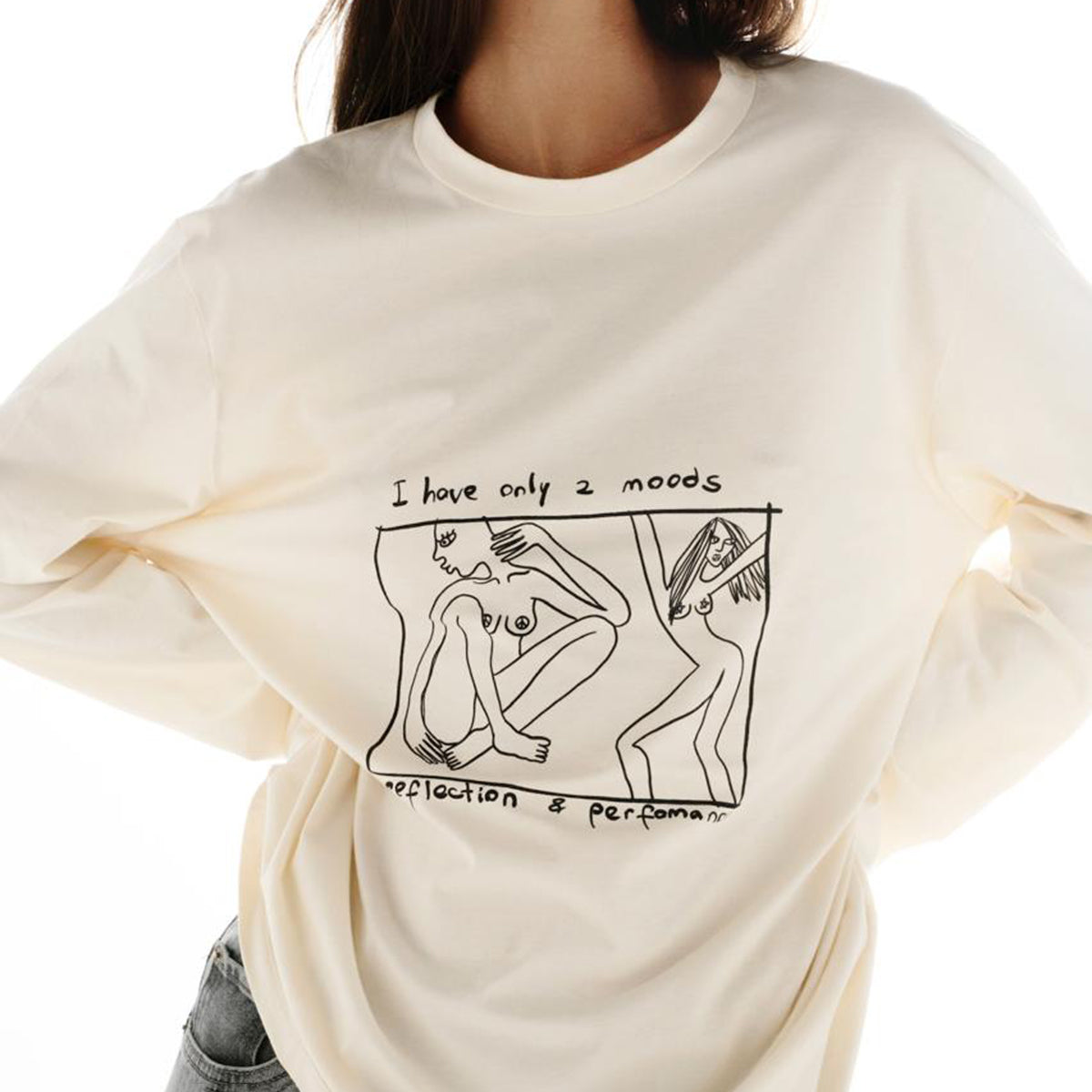 Lemur Oversized Longsleeve Reflection