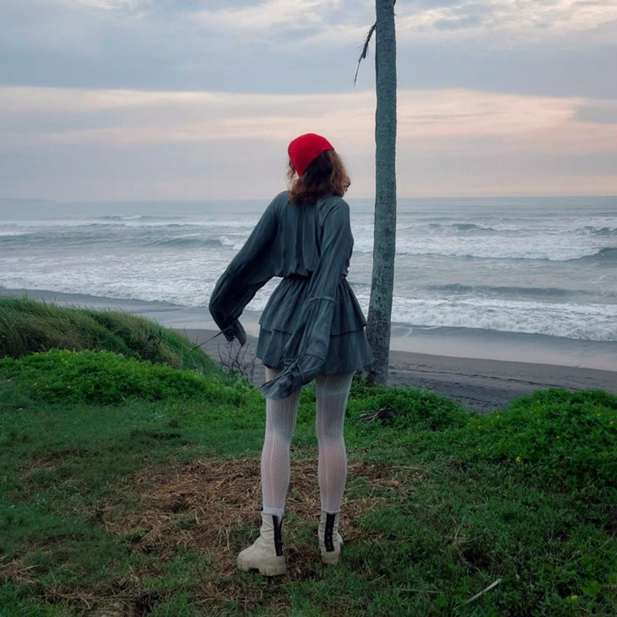 Barocco Dress In Grey