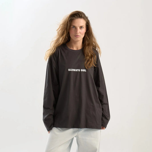 Longsleeve Uluwatu Girl In Dusty Black