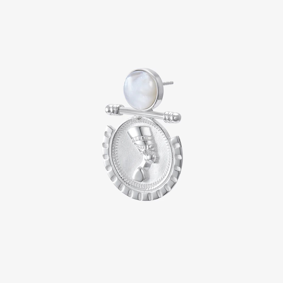 Earrings Nefertiti Silver