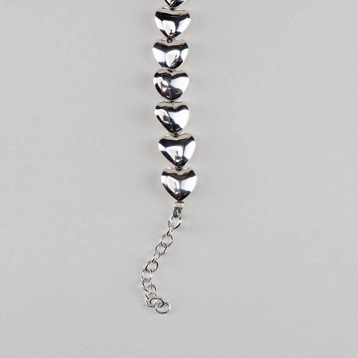 SILVER HEART BRACELET