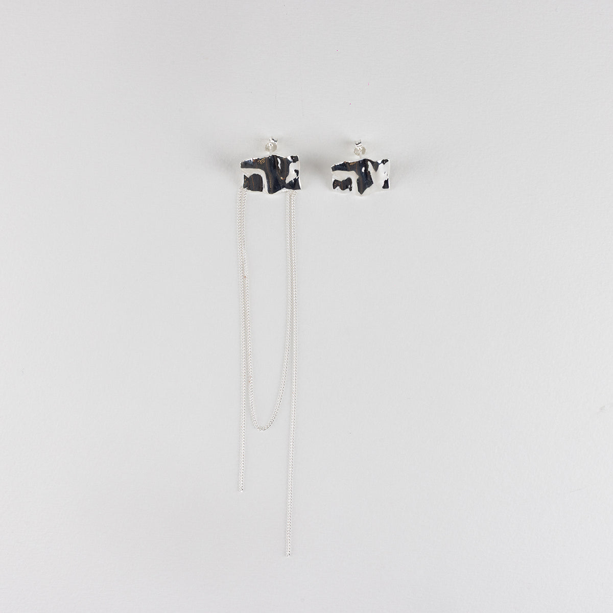 SQUARE CHAIN EARRINGS