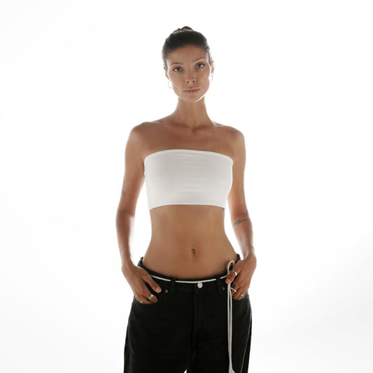 Lemur Bandeau Top Off White