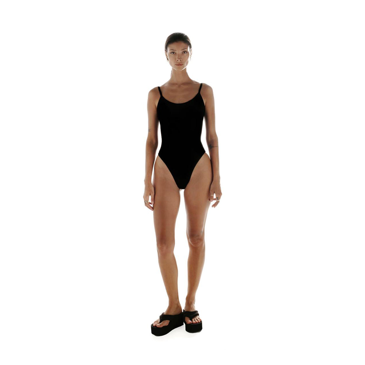 Lemur Minimalistic Bodysuit Black