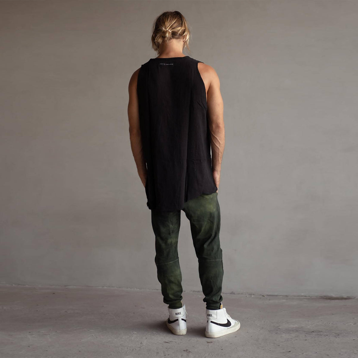 Cotton singlet black - hedonist.bali