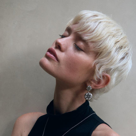 CULTURE EARRING SILVER