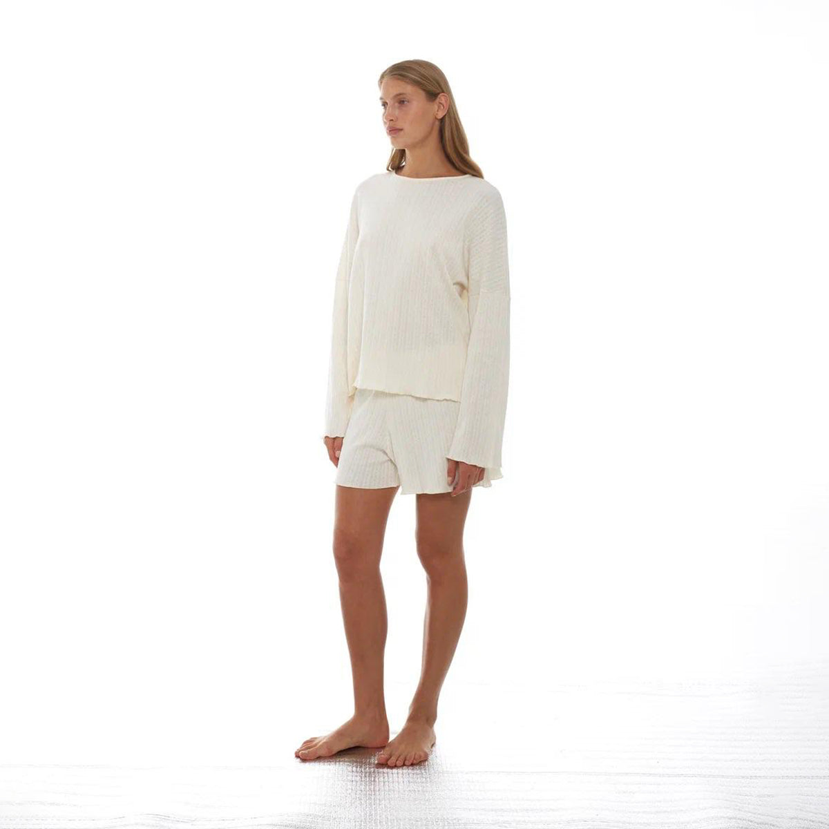 PLOMBIR LONGSLEEVE/SHORT IN CREAM