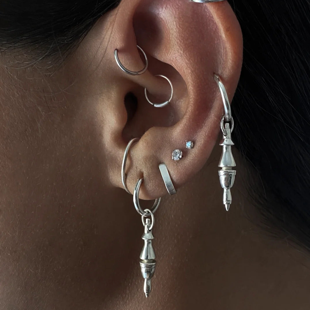 MINI ALA BULLET EARRING