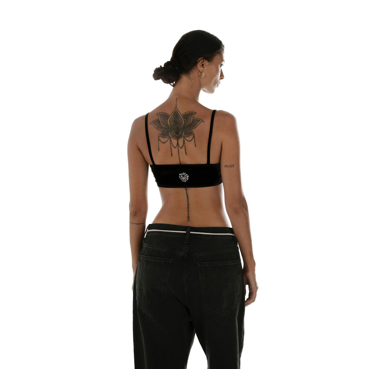 Lemur Spaghetti Top Black