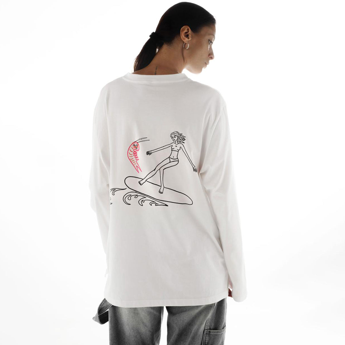 Lemur Oversized Longsleeve Surfing
