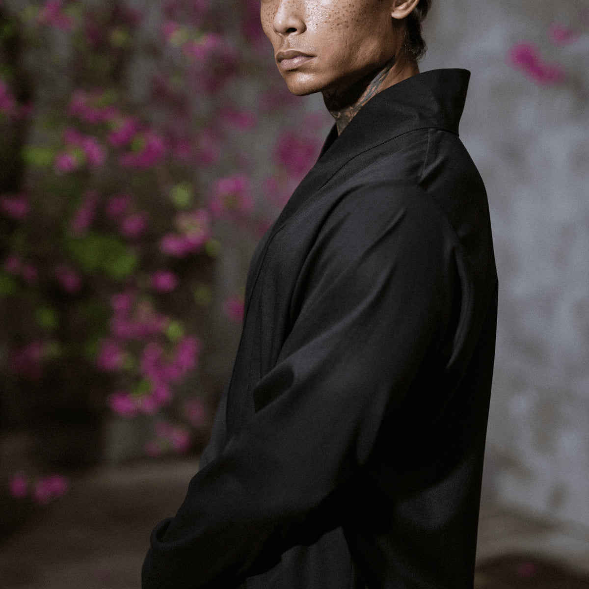 Japan shirt with zip
