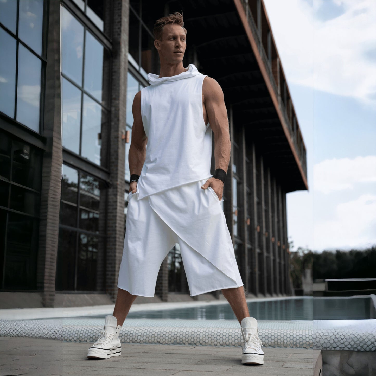 Long shorts dzen white