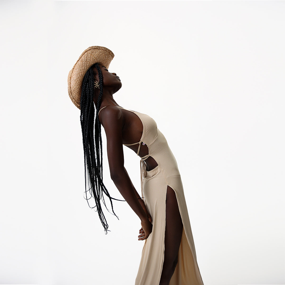 Love Poison maxi dress in cream
