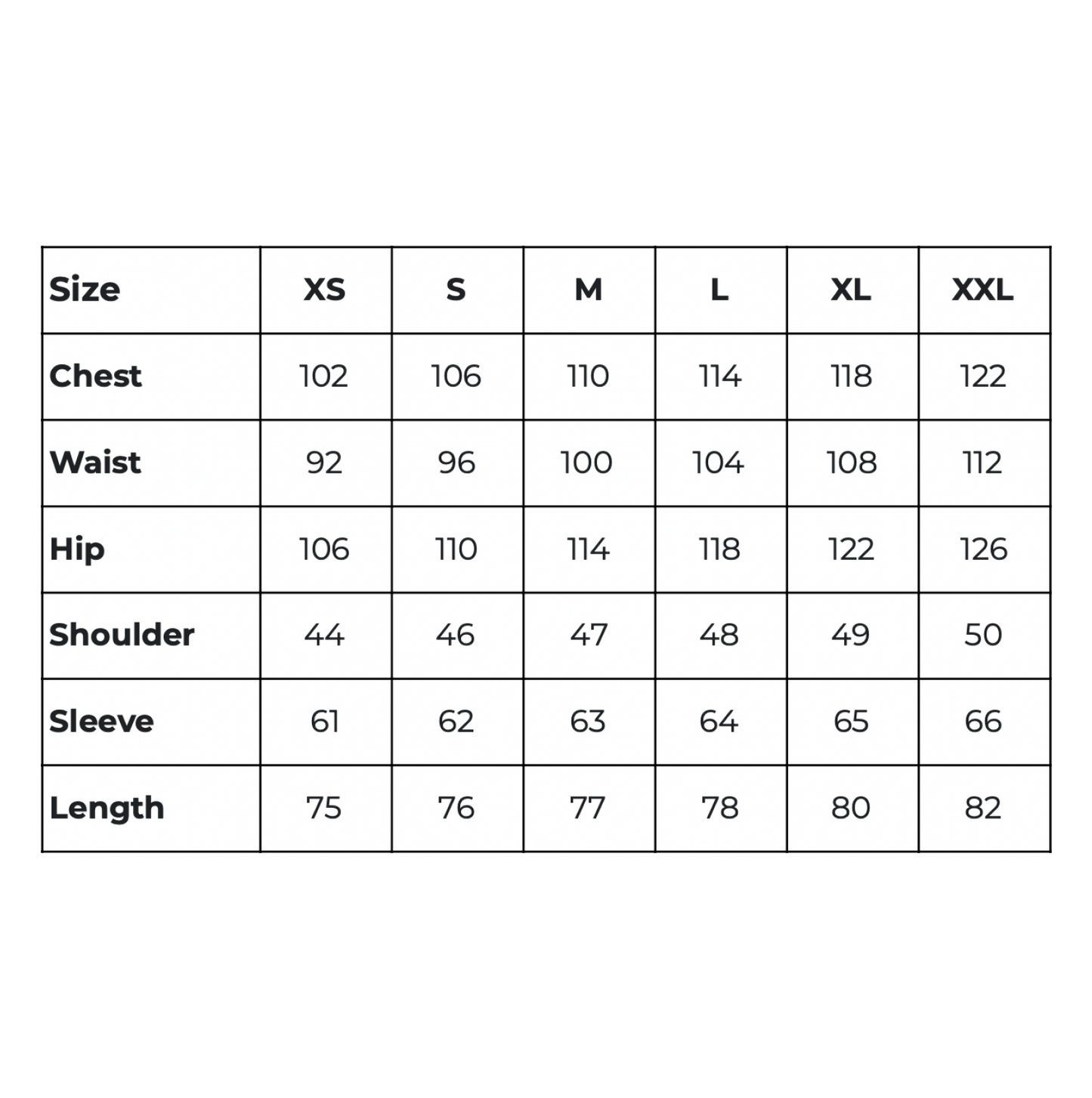 Short jacket