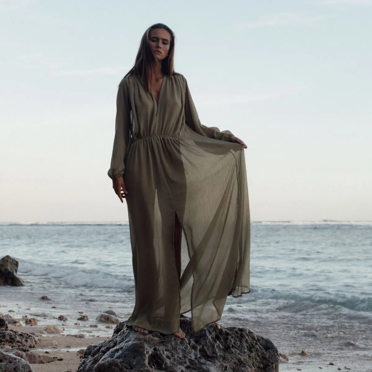 Dreamland Olive Dress