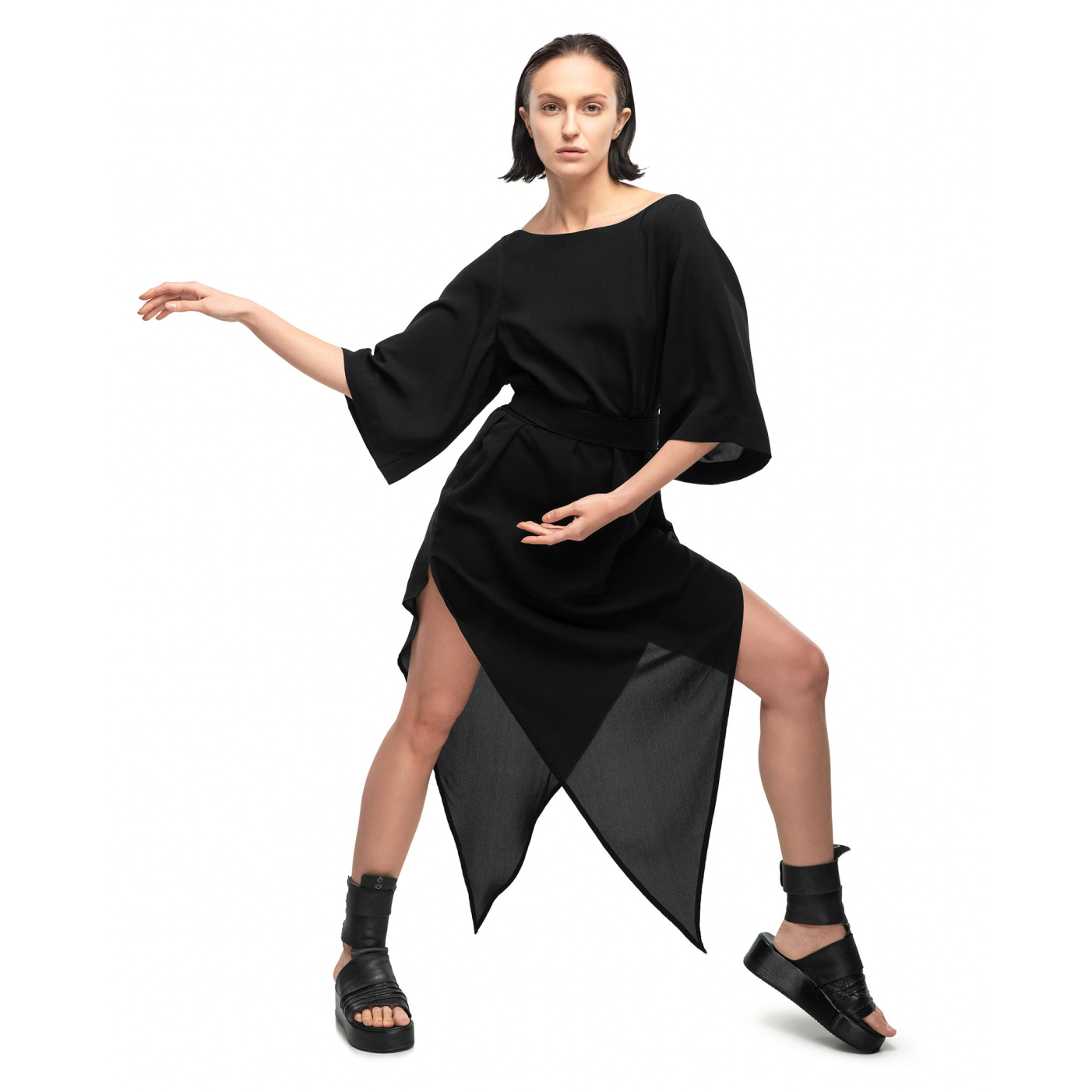 Asymmetric cocktail dress