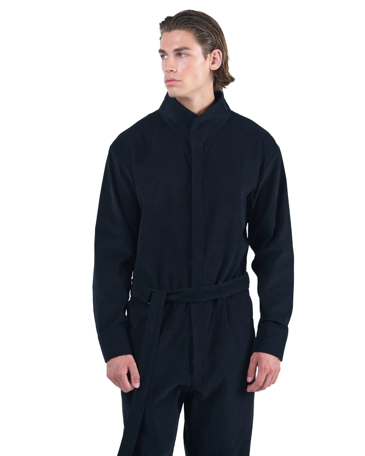 Black Cocktail Velvet Jumpsuit