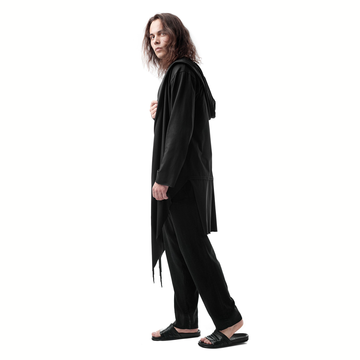 Hooded cardigan