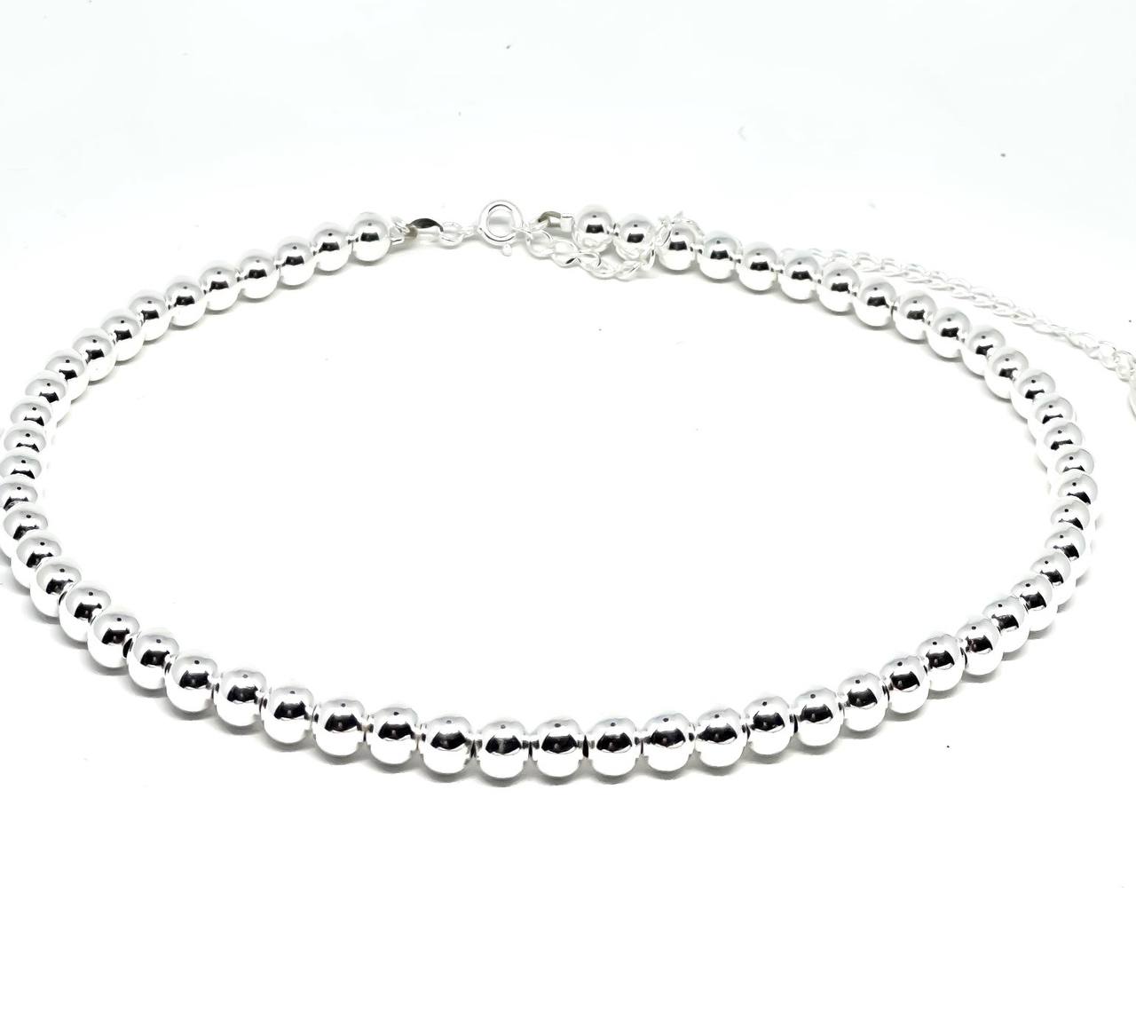 Silver Beads Necklace