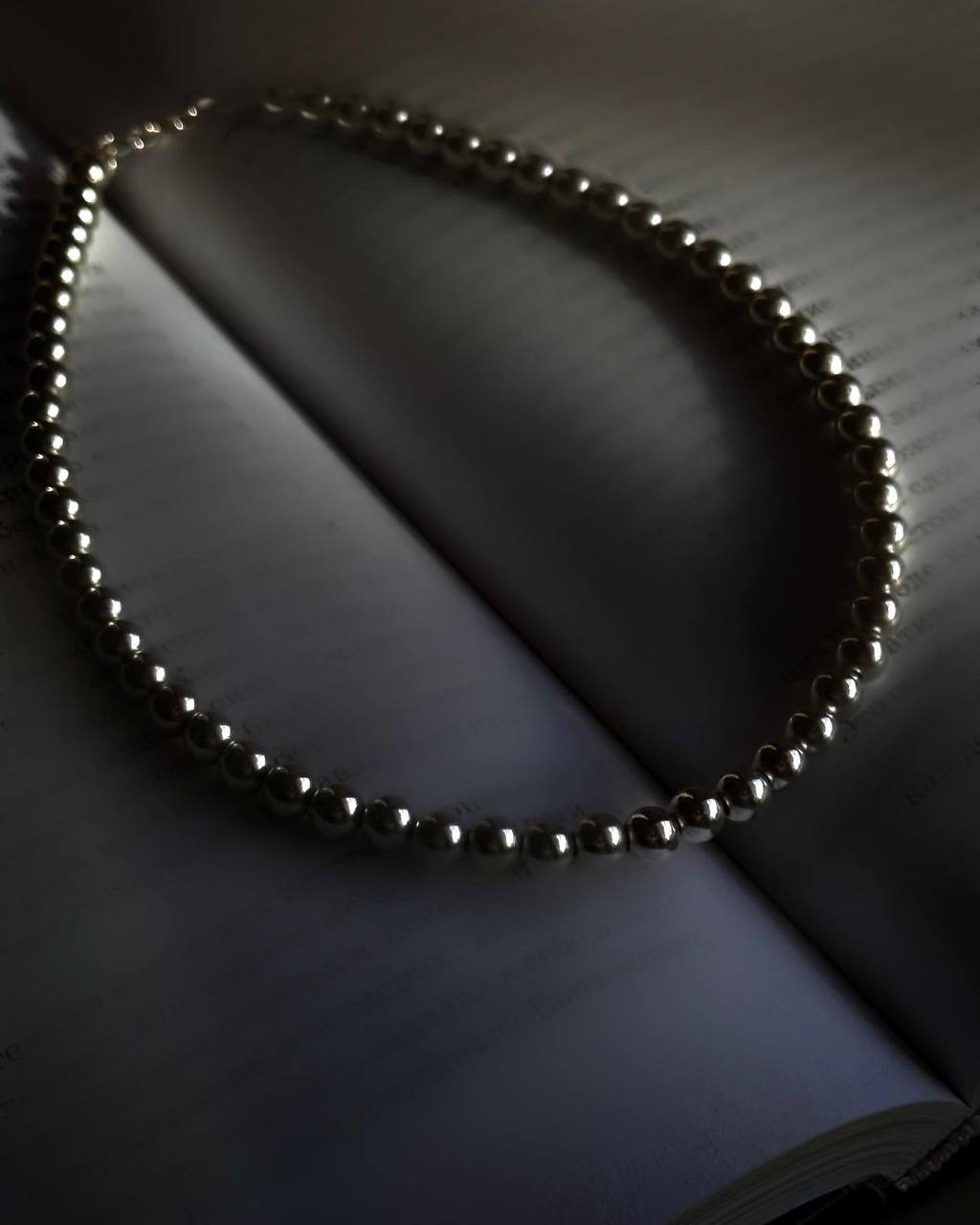Silver Beads Necklace