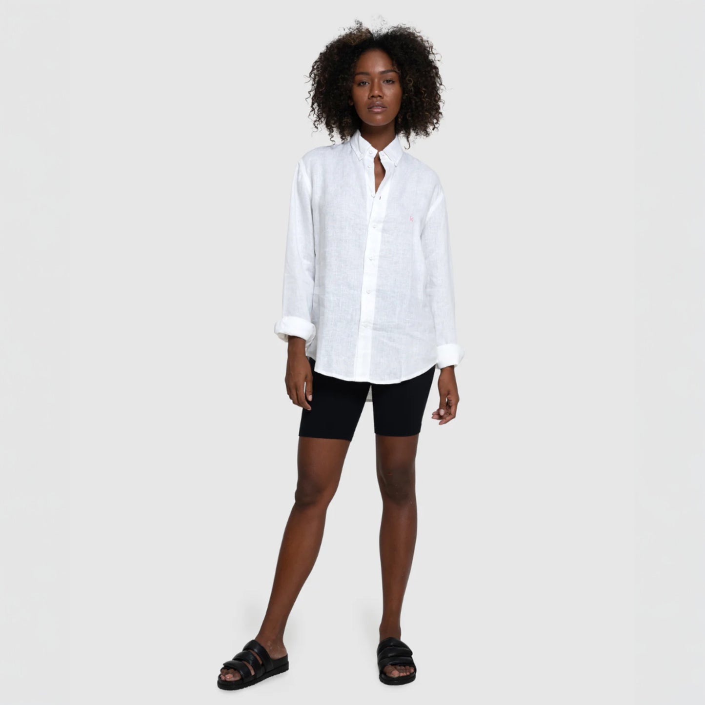 Relaxed fit linen shirt
