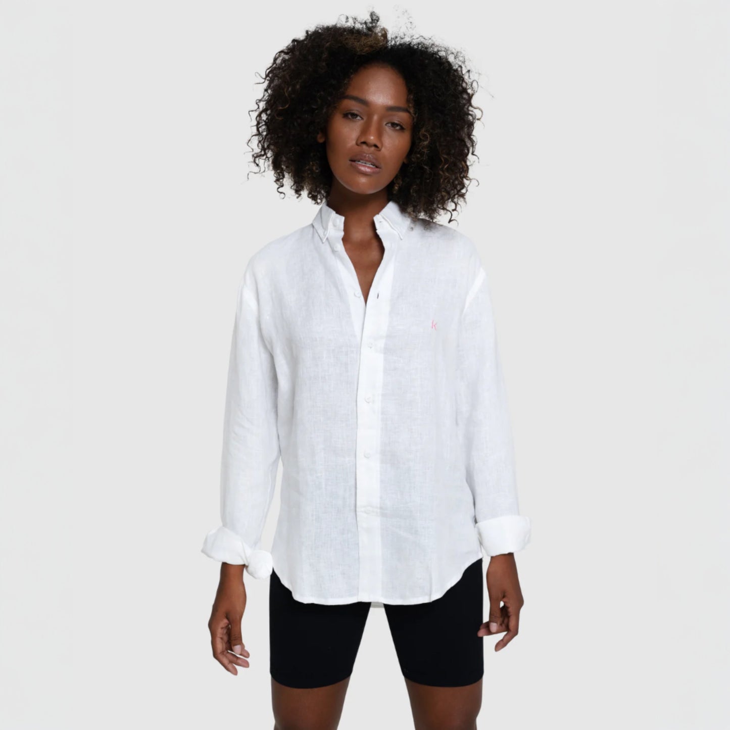 Relaxed fit linen shirt