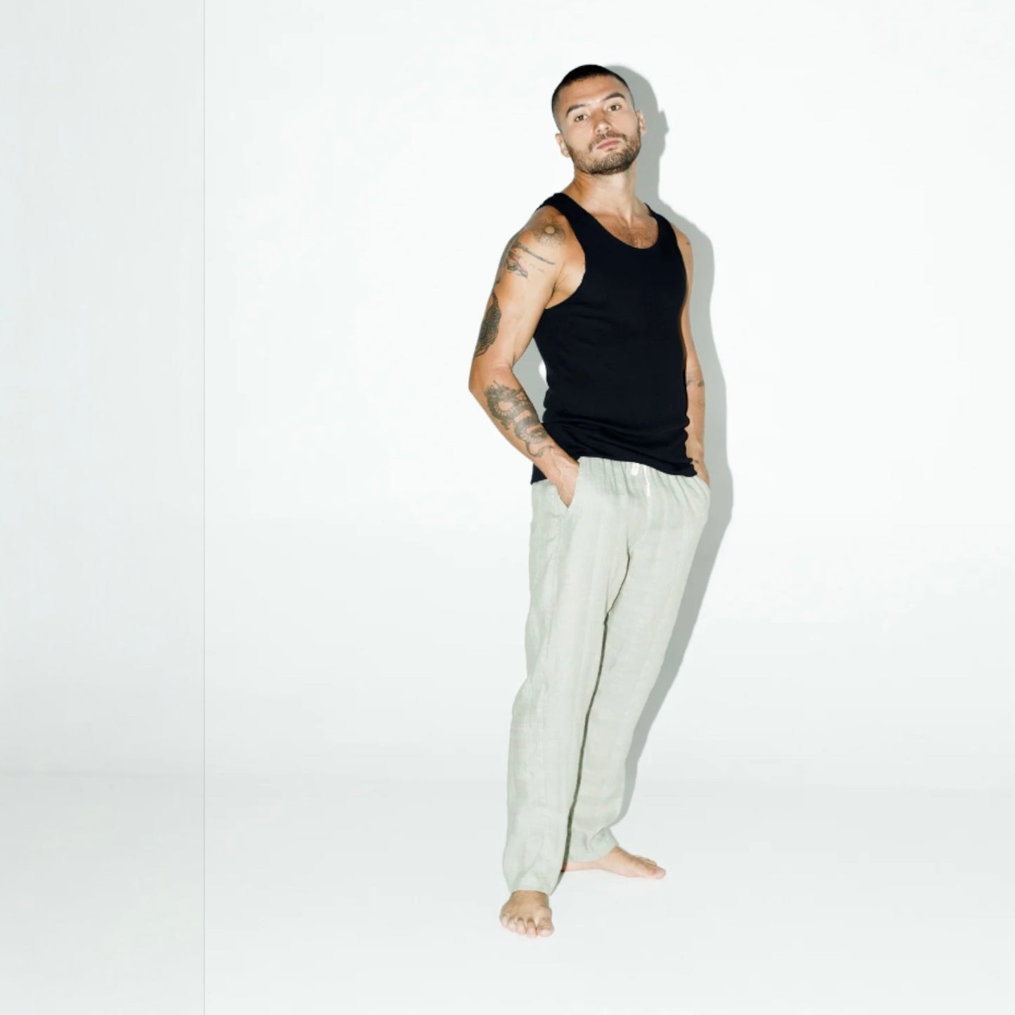 Ribbed singlet