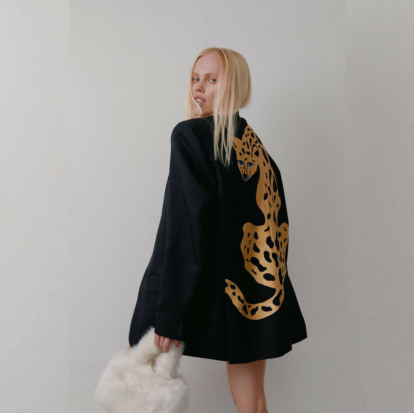 Leopard gold jacket