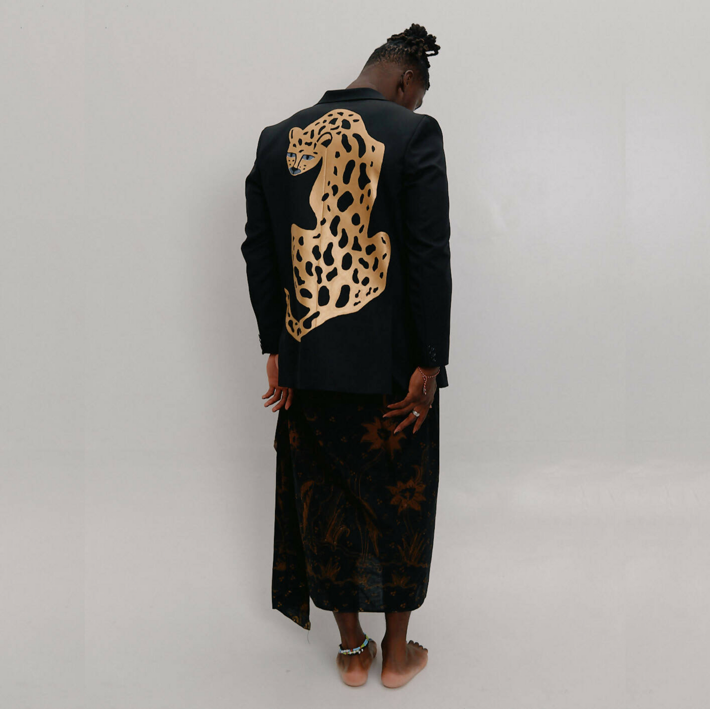 Leopard gold jacket