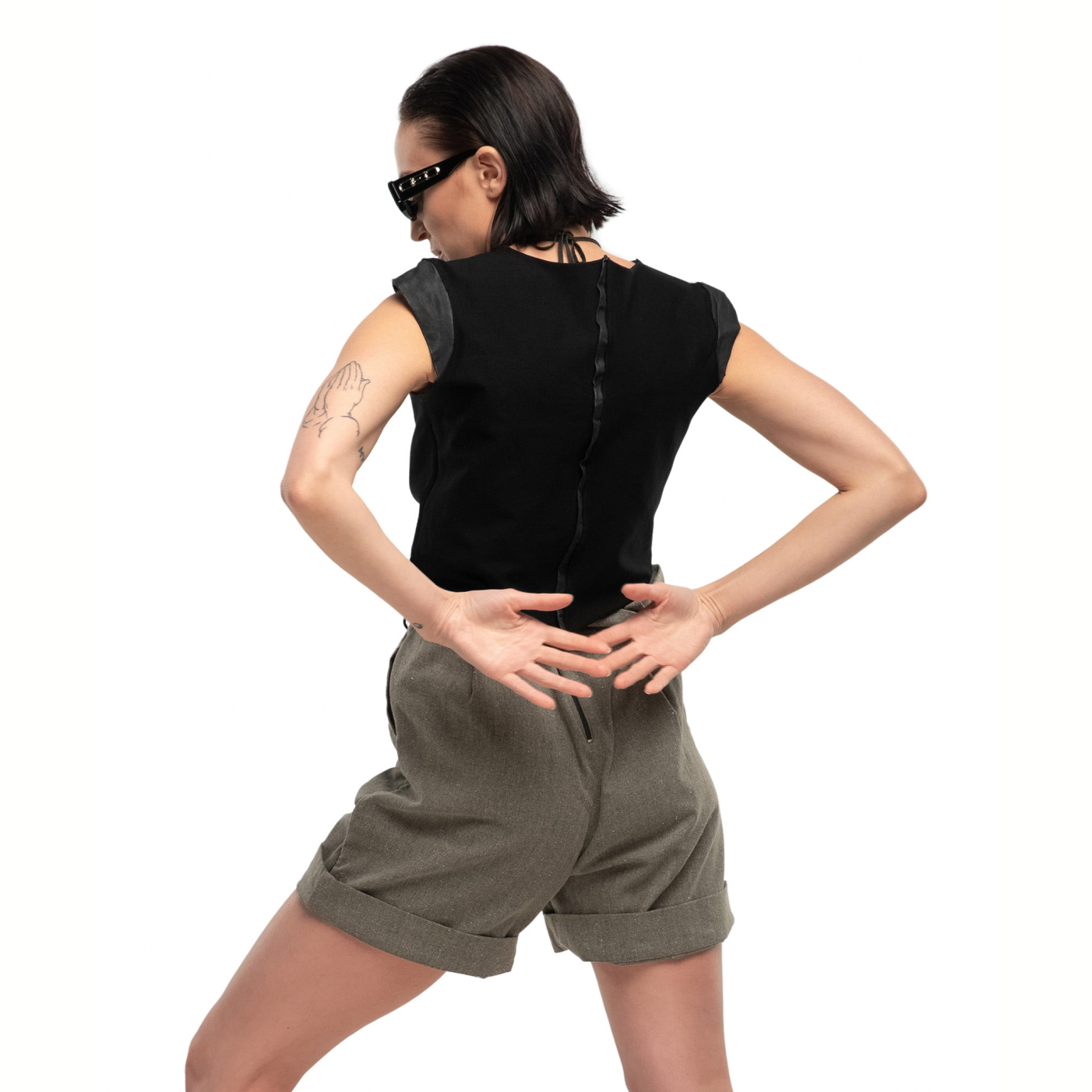 Futuristic crop top
