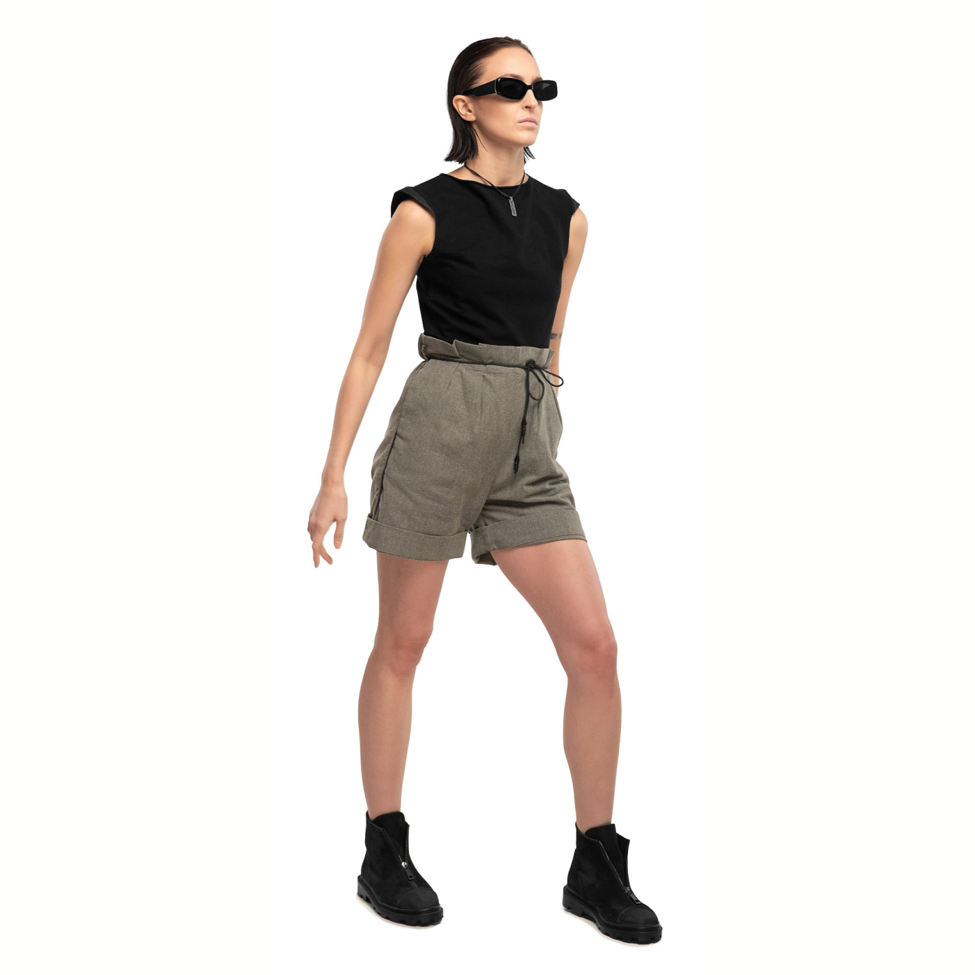 Futuristic crop top