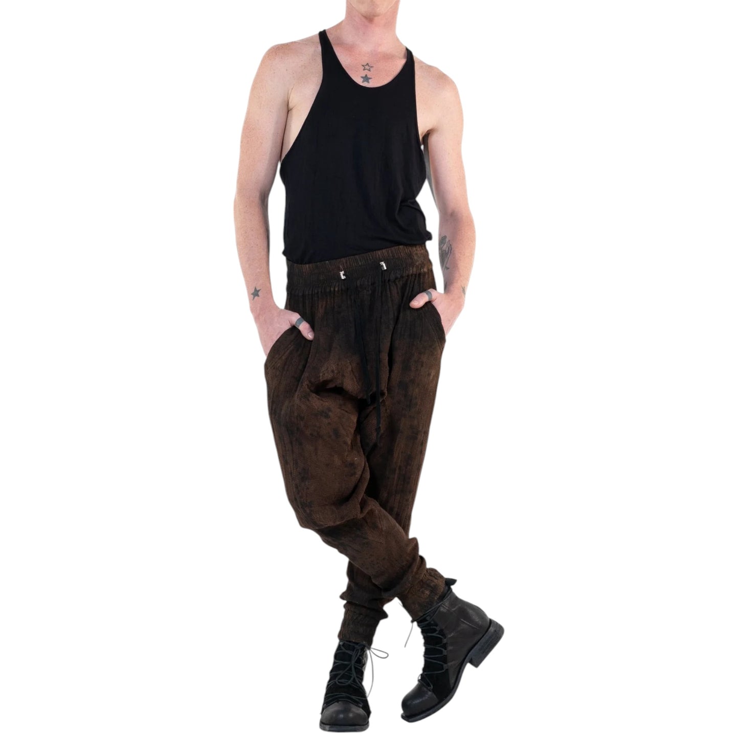 Aal Pants Kaku Noda Brown