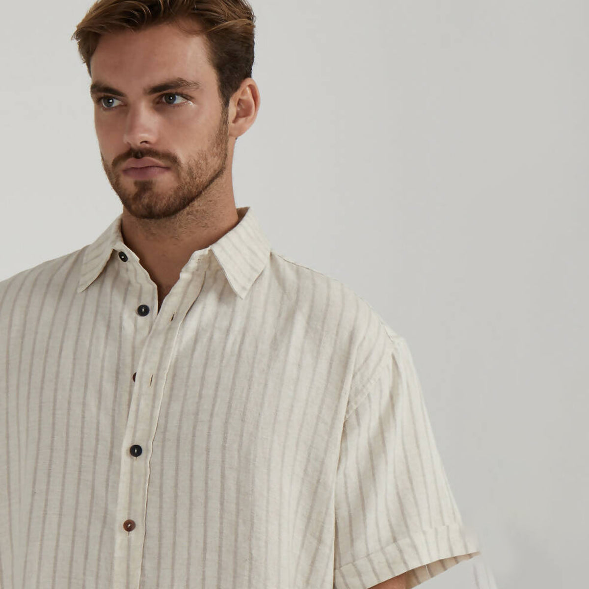 Date night short sleeve linen shirt - hedonist.bali