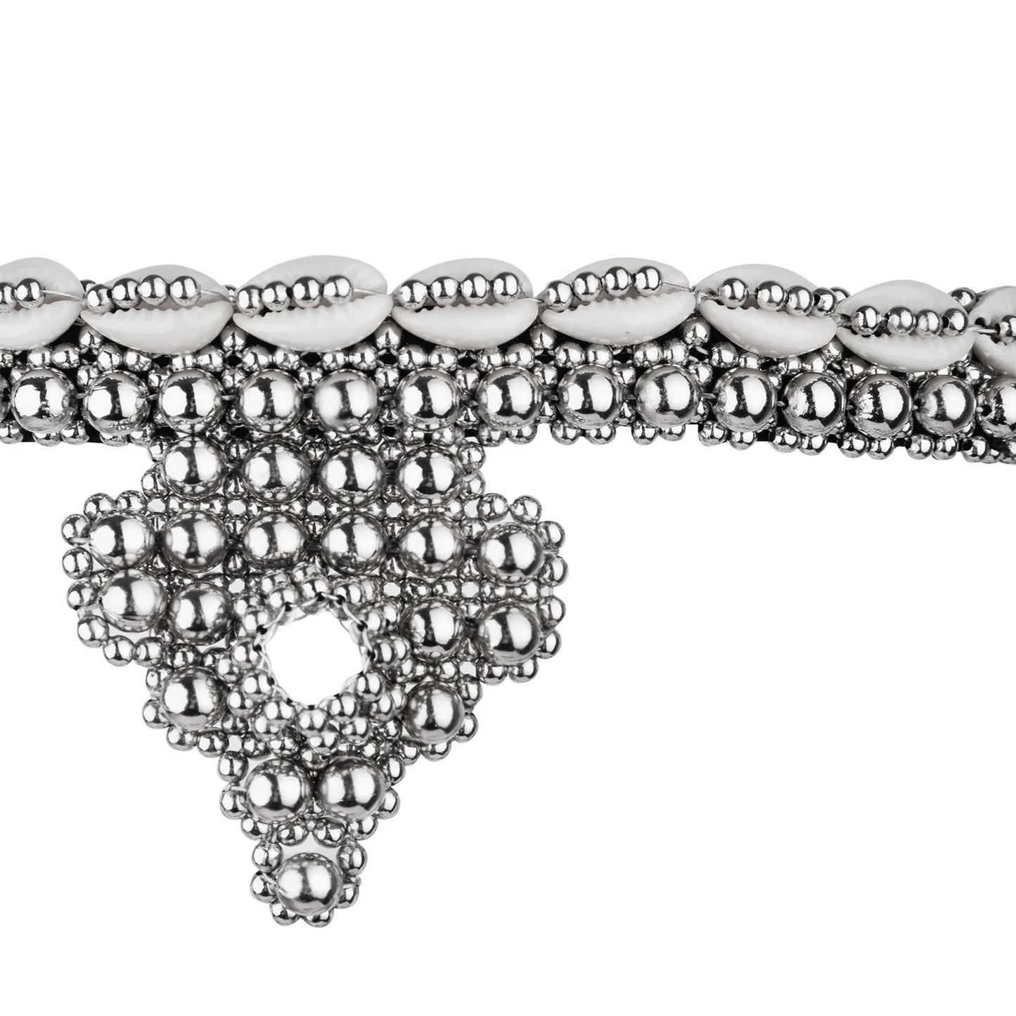 Rushi modular headpieces system in silver