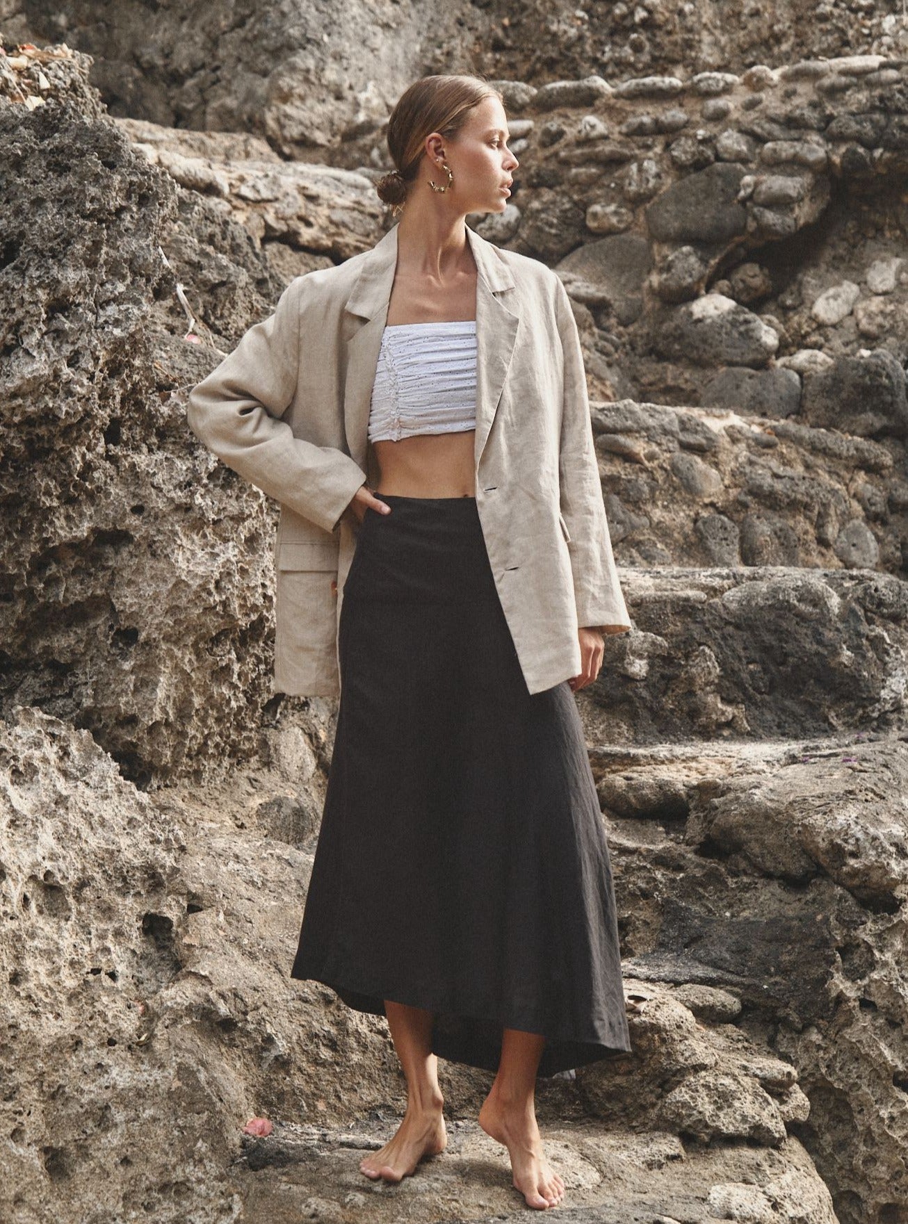 GLORIA Linen Blazer, 2 colors