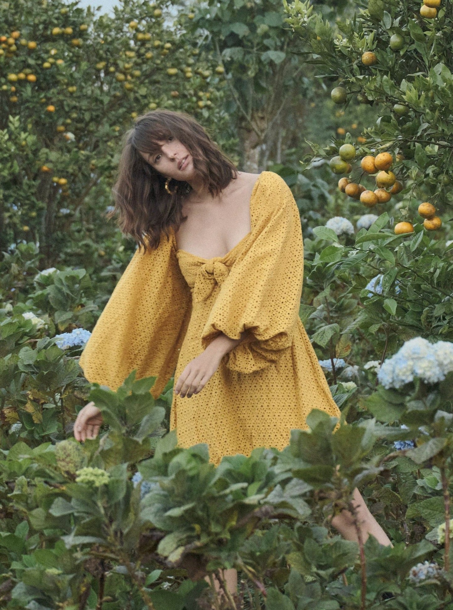 ALICE Yellow Mini Dress