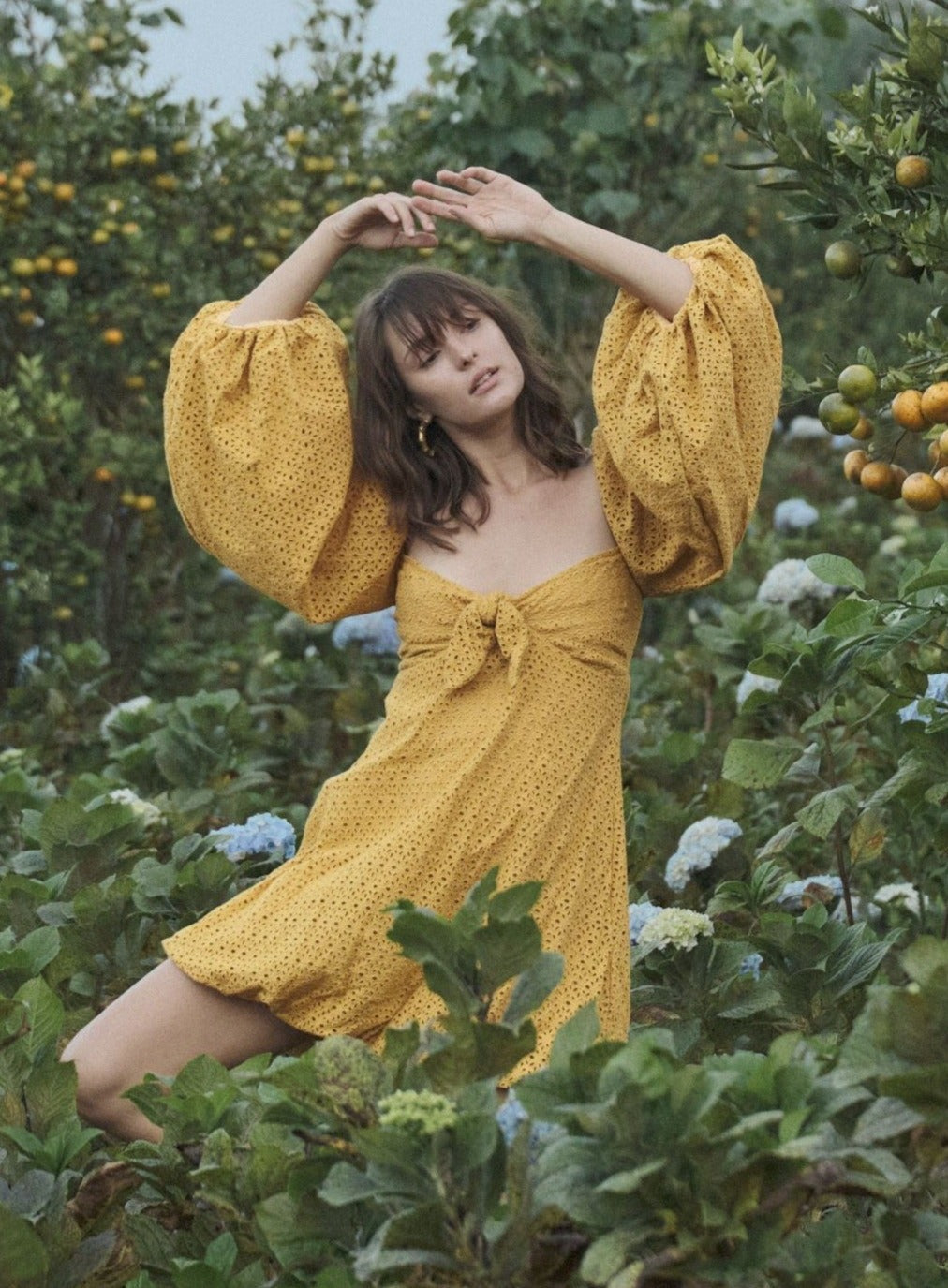 ALICE Yellow Mini Dress